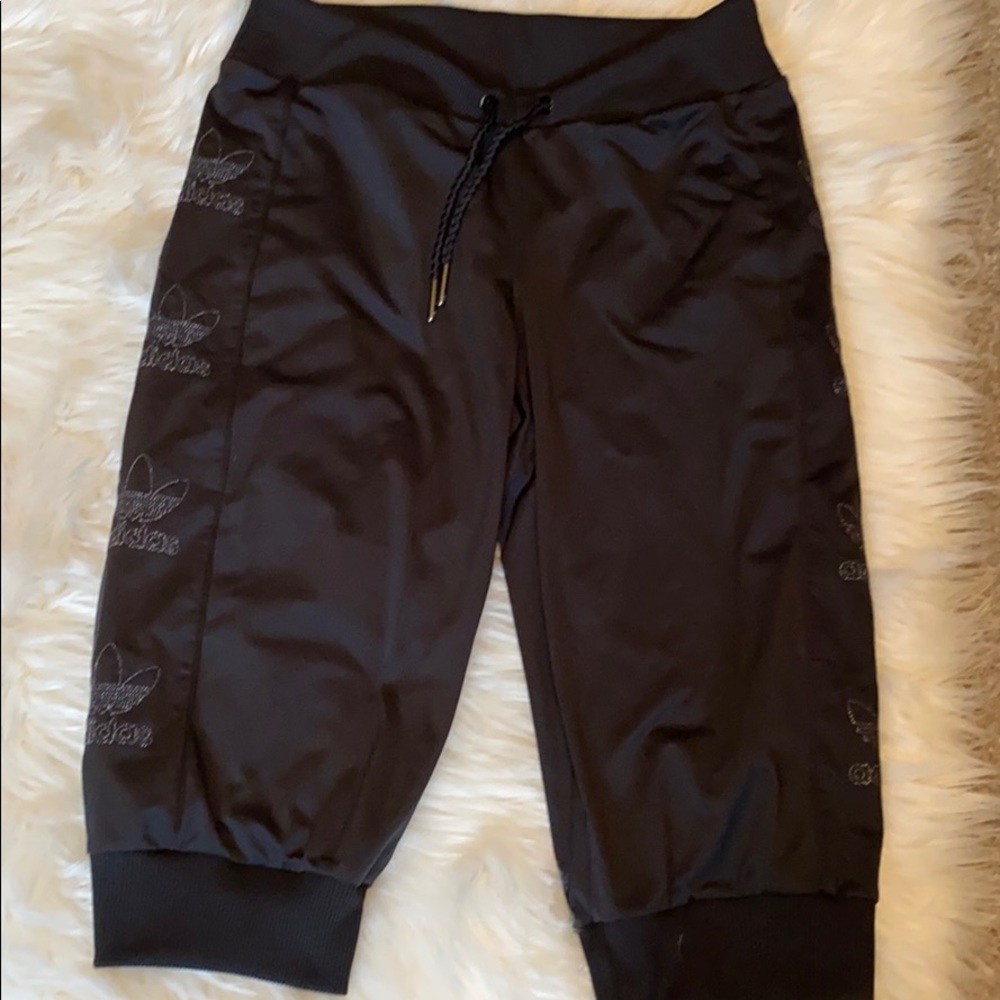 Adidas cropped track pants